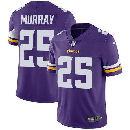 Nike Vikings #25 Latavius Murray Purple Team Color Men's Stitched NFL Vapor Untouchable Limited Jersey - Click Image to Close